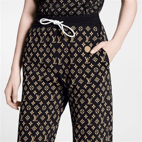 Jogger pants in monogram 72 jacquard 